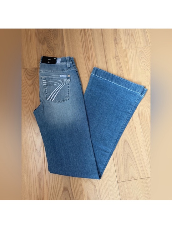 7 For All Mankind Denim - 7 For All Mankind Dojo Original Jeans Women's Flare Leg Trouser NWT Size 25